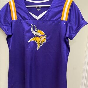 NFL Purple Women's Jersey with Viking Logo